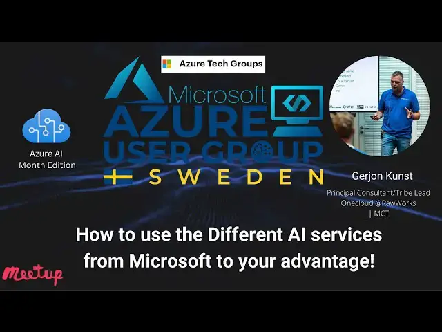 'Video thumbnail for How to use the Different AI services from Microsoft to your Advantage'