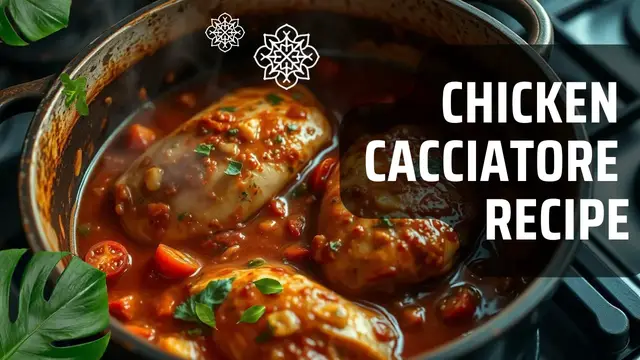 'Video thumbnail for Chicken Cacciatore Recipe'