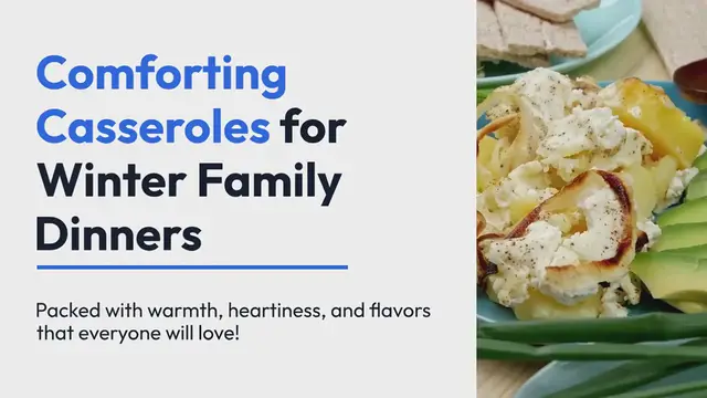 'Video thumbnail for USA Cozy Winter Casserole Recipes'