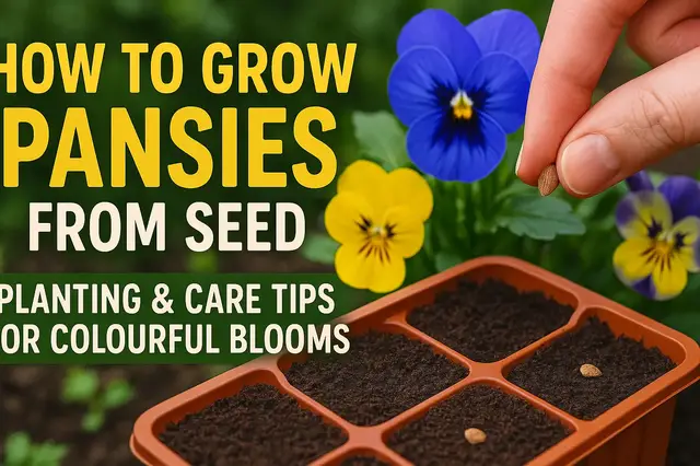 'Video thumbnail for How to Grow Pansies from Seed | Planting & Care Tips for Colourful Blooms'