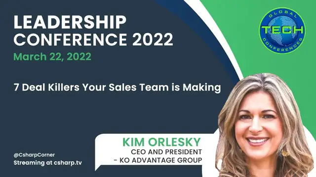 'Video thumbnail for 7 Deal Killers Your Sales Team is Making by Kim Orlesky'