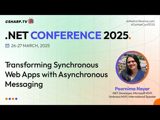 'Video thumbnail for Transforming Synchronous Web Apps with Asynchronous Messaging'
