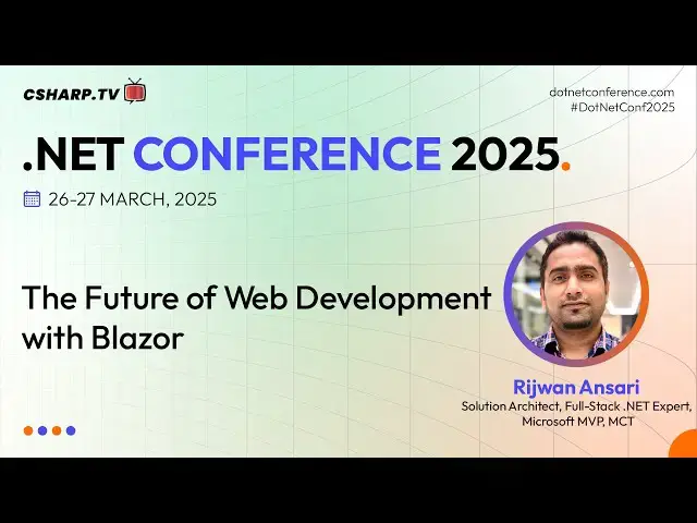 'Video thumbnail for The future of Web Development with Blazor'