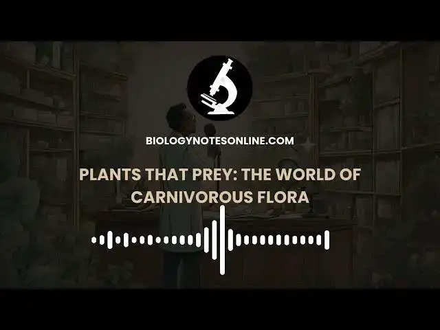 'Video thumbnail for Plants That Prey: The World of Carnivorous Flora'