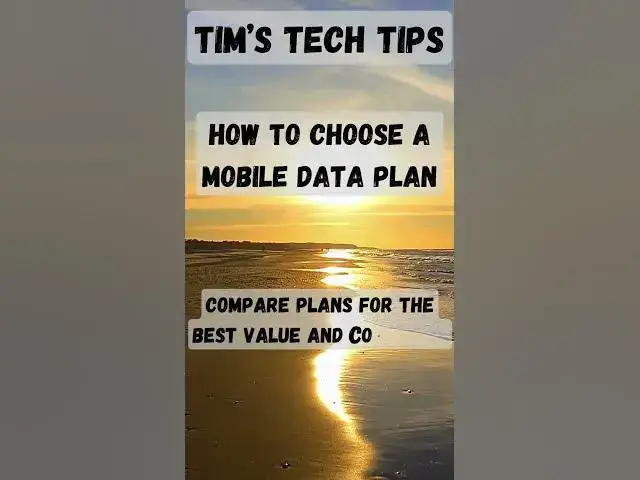 'Video thumbnail for How to choose a mobile data plan'