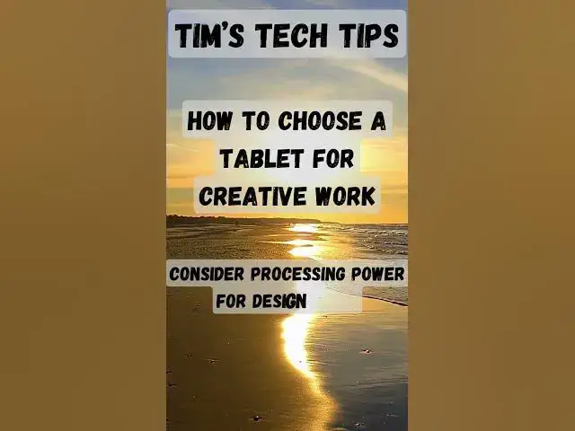 'Video thumbnail for How to choose a tablet for creative work'