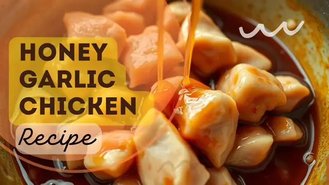 'Video thumbnail for Honey Garlic Chicken Recipe'