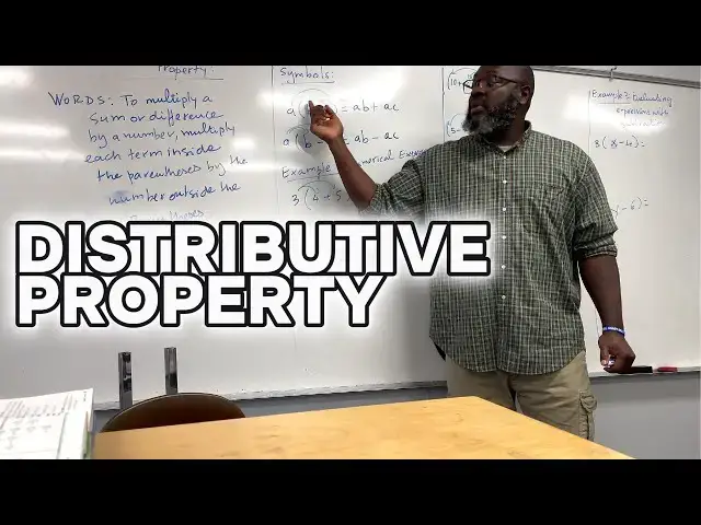 'Video thumbnail for How To Use The Distributive Property With numerical and Algebraic expressions'
