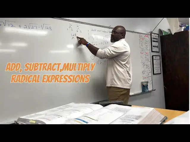 'Video thumbnail for How To Simplify, Add, Subtract, Multiply Radical expressions & Use The Conjugate Expression'