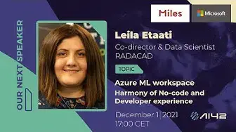 'Video thumbnail for Azure ML workspace: harmony of No-code and Developer experience'