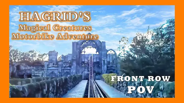 'Video thumbnail for FRONT ROW POV - Hagrid's Magical Creatures Motorbike Adventure (2023)'