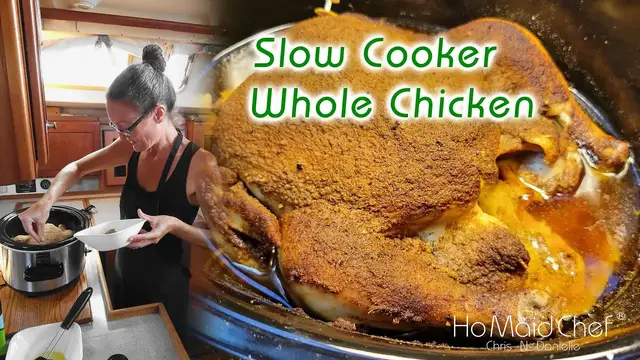 'Video thumbnail for Slow Cooker Whole Chicken | Dining In With Danielle'