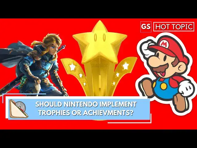 'Video thumbnail for Why isn't Nintendo implementing achievements into their future games? - Hot Topic'