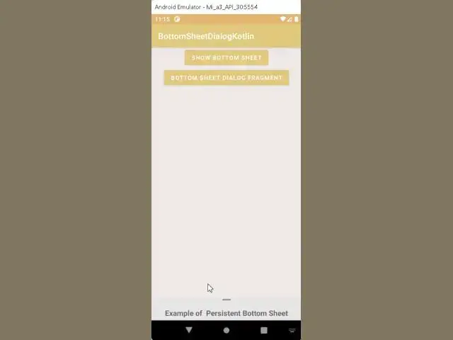 'Video thumbnail for Bottom Sheet Dialog Fragment in Android with Kotlin Code'