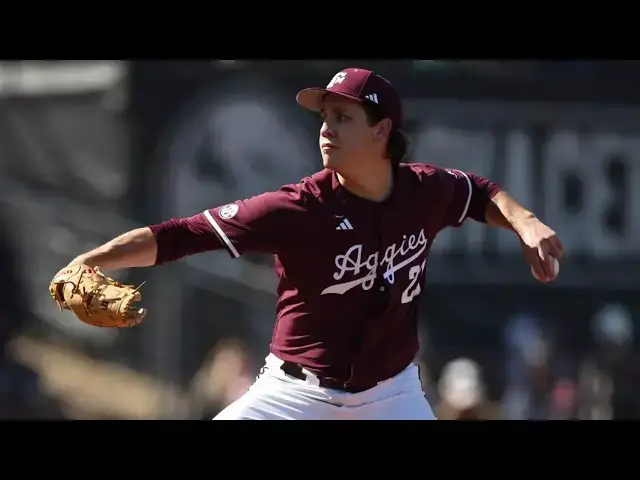 'Video thumbnail for Myles Patton 2025 College Baseball Highlights! | Texas A&M Aggies'