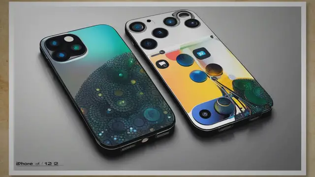 'Video thumbnail for Cover for the iPhone 12 with golden glitter and a transparent base'