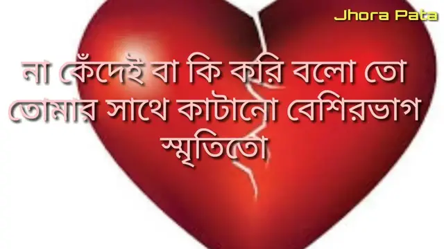 'Video thumbnail for তোমার সাথে কাটানো একটি 
দিনও আজও ভুলতে পারিনি!'