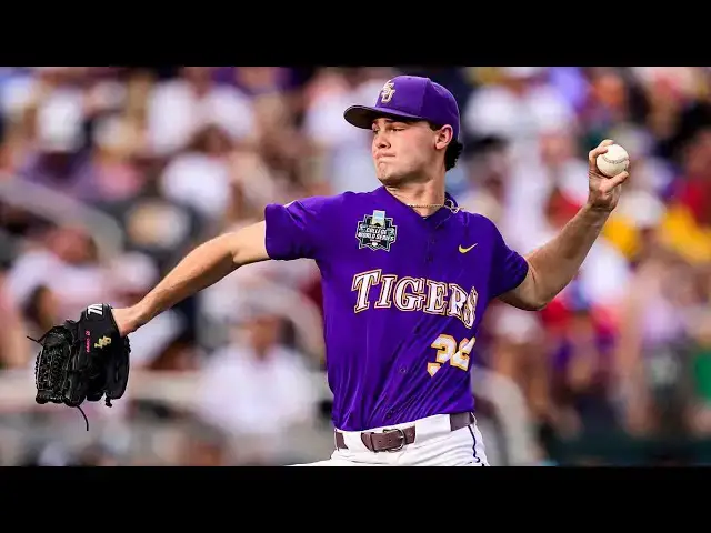 'Video thumbnail for Kade Anderson 2025 College Baseball Highlights! | LSU Tigers'