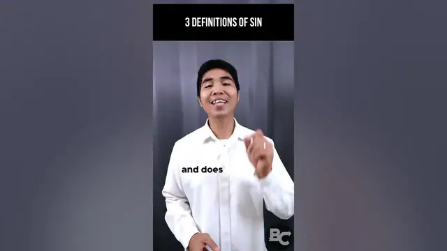 'Video thumbnail for 3 Definitions of sin'