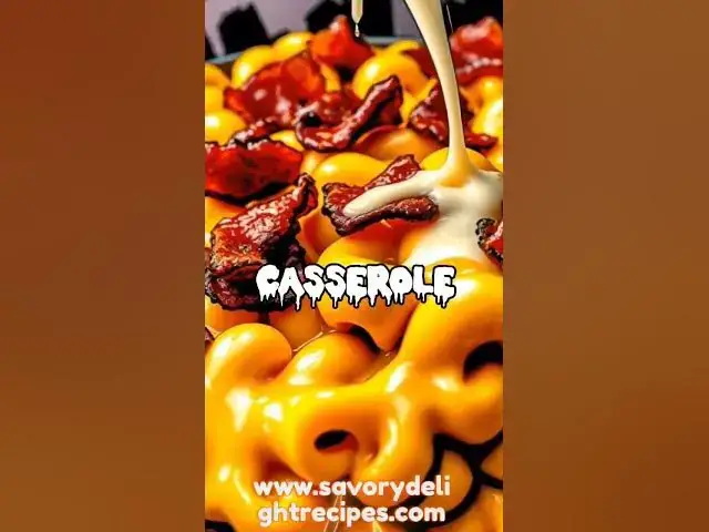 'Video thumbnail for Epic Bacon Cheeseburger Mac 'n' Cheese Casserole โ Your Next Family Favorite!'