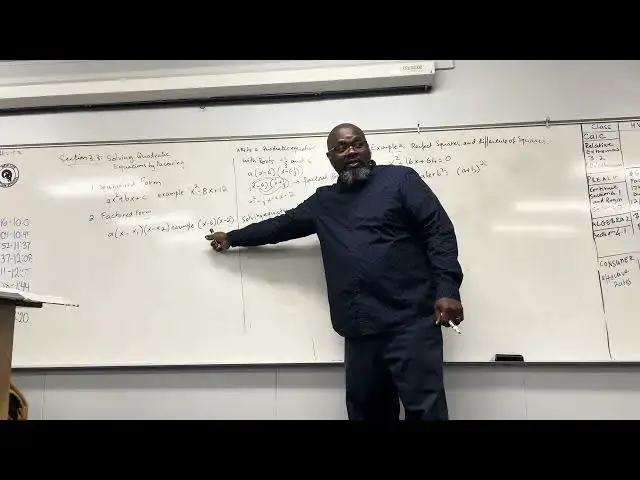 'Video thumbnail for How to Solve Quadratic Equations By Factoring'