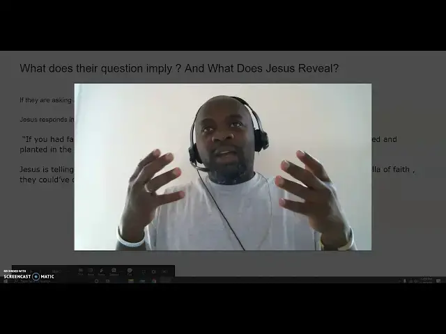 'Video thumbnail for A Closer Look At Luke 17:5-10, Increase Our Faith'