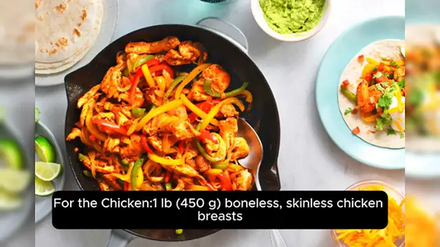 'Video thumbnail for Sizzling Chicken Fajitas: A Flavorful Fiesta'