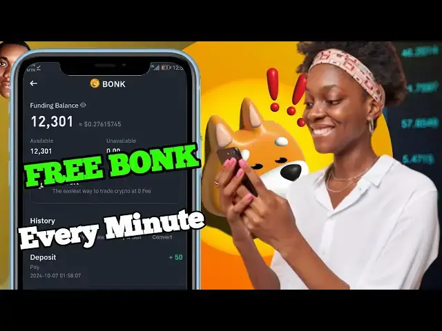 'Video thumbnail for How to Earn Free Bonk Every 1 Minutes | New Bonk Earning Site'