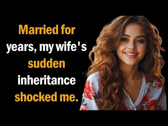 'Video thumbnail for Married for years, my wife's sudden inheritance shocked me.'