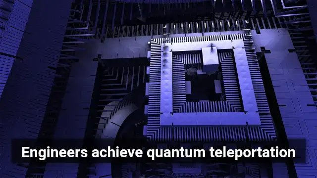 'Video thumbnail for Engineers achieve quantum teleportation over active internet cables'