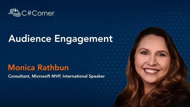 'Video thumbnail for Audience Engagement by Monica Rathbun  || Public Speaking Virtual Conference'