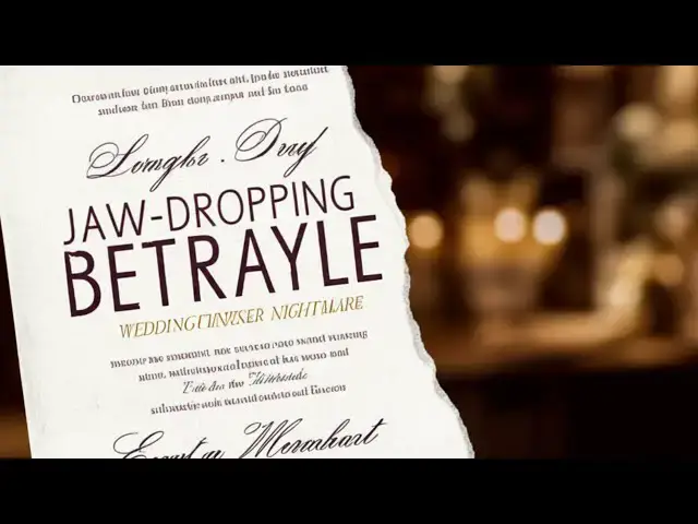'Video thumbnail for My Brother-in-Law Tried To DESTROY My Business & My Life | Wedding Planner Betrayal'