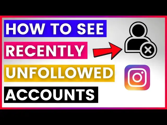 'Video thumbnail for How To See Who You Recently Unfollowed On Instagram? [in 2025]'