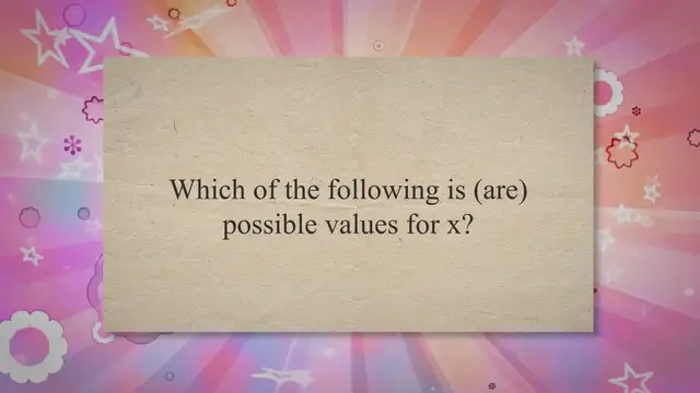 'Video thumbnail for If X Mod 3 = 1 And X Mod 7 = 4. Which Of The Following Is (are) Possible Values For X? - Nicely Study'