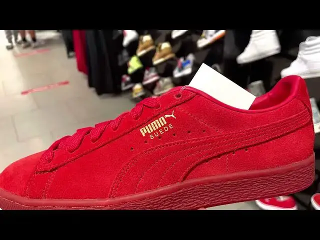 'Video thumbnail for Quick Look At The Puma Classic Suede Mono Red & Buy It Now'