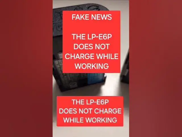 'Video thumbnail for Fake Canon - The LP-E6P does not charge while working with R5. Spred Word.  #canon   @CanonEurope'