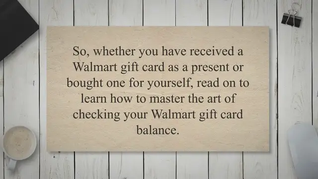 'Video thumbnail for Mastering the Art of Checking Your Walmart Gift Card Balance: Tips, Methods, and Troubleshooting'