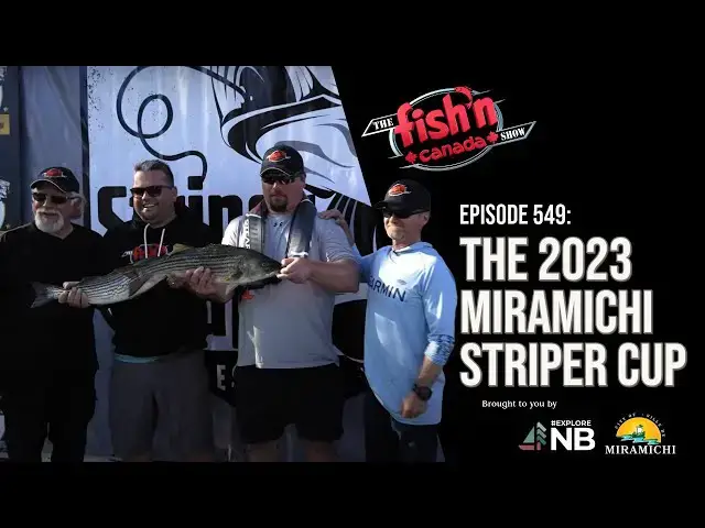 'Video thumbnail for TRYING TO WIN A HUGE BASS TOURNAMENT | Episode 549: The 2023 Miramichi Striper Cup'