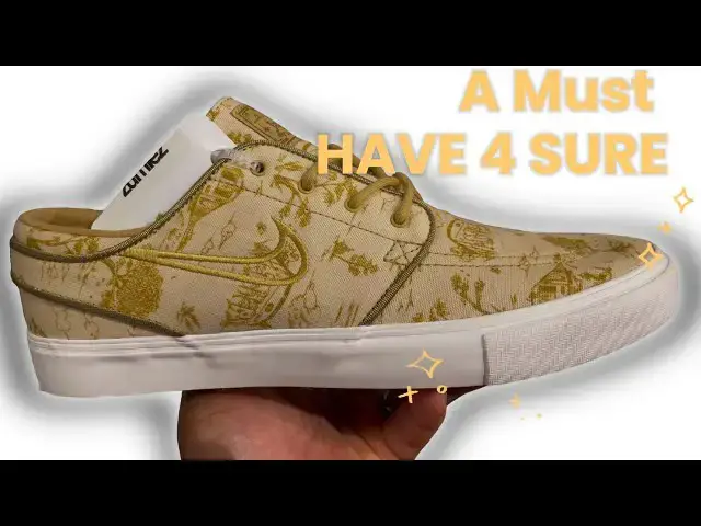 'Video thumbnail for The Nike SB Zoom Janoski OG+ PRM Sesame & Bronzine Is A GEM'