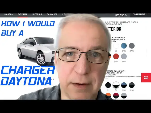 'Video thumbnail for 2025 Charger Daytona: How I’d order one... and how much I’d pay'