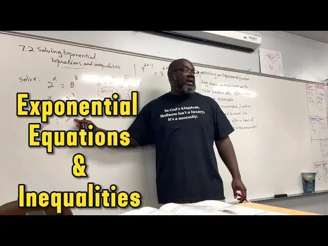 'Video thumbnail for How To Solve Exponential Functions & Inequalities Step-by-Step with Real-Life Word Problems'