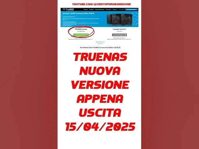 'Video thumbnail for TrueNAS 25.04.9 Current Stable Version 2025'
