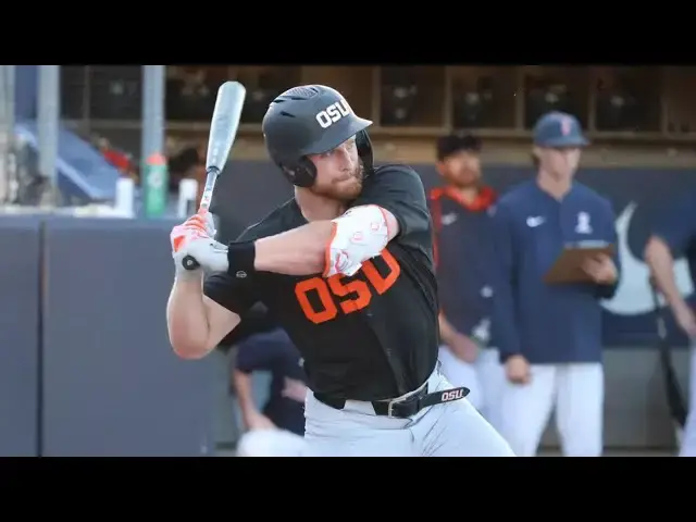 'Video thumbnail for Jacob Krieg 2025 College Baseball Highlights! | Oregon State Beavers'