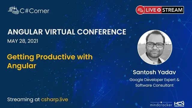 'Video thumbnail for Getting Productive with Angular || Angular Virtual Conference 2021'