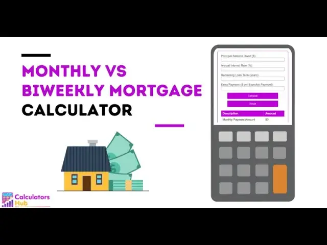 'Video thumbnail for Mortgage Calculator: Monthly vs Biweekly Payments'