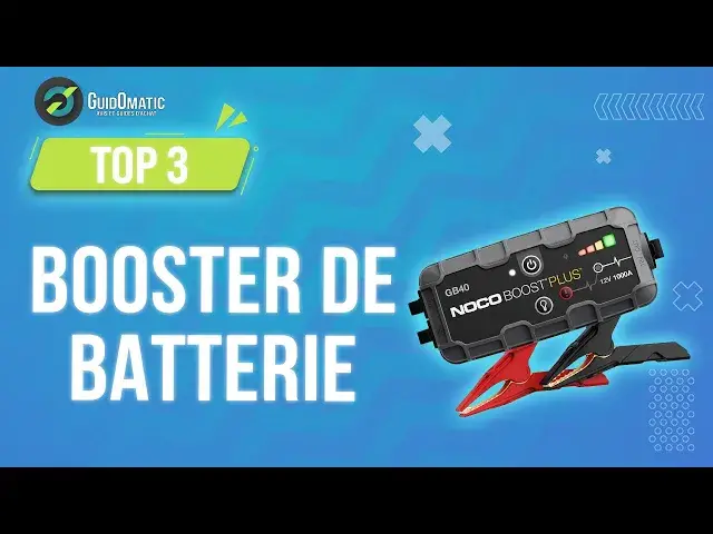 'Video thumbnail for ✨BOOSTER DE BATTERIE [TOP 3] 2024 - Comparatif & Guide d'achat! (NOUVEAUTÉS)'