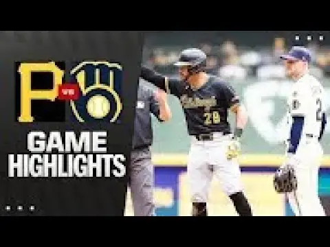 'Video thumbnail for Pittsburgh Pirates at Milwaukee Brewers Full-Game Highlights! | 06/25/2025'