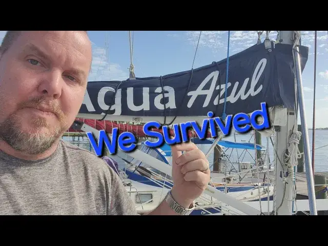 'Video thumbnail for We Made It Through The Hurricane! Our Sailboat's Solar Panels Didn't. | Ep 36'