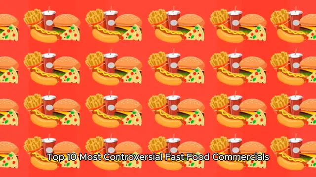 'Video thumbnail for Top 10 most controversial fast food commercials'