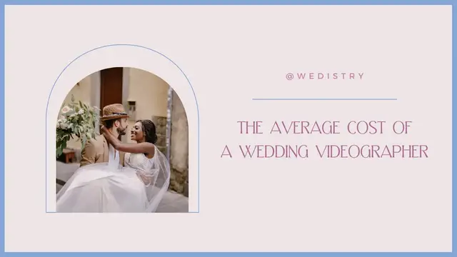 'Video thumbnail for The Average Cost of a Wedding Videographer'
